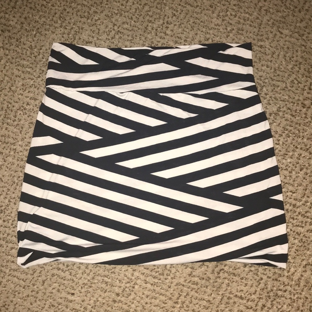 Black and White Skirt